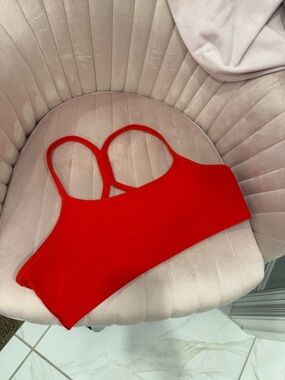 Beyond Yoga Red Double-Strap Sports Bralette